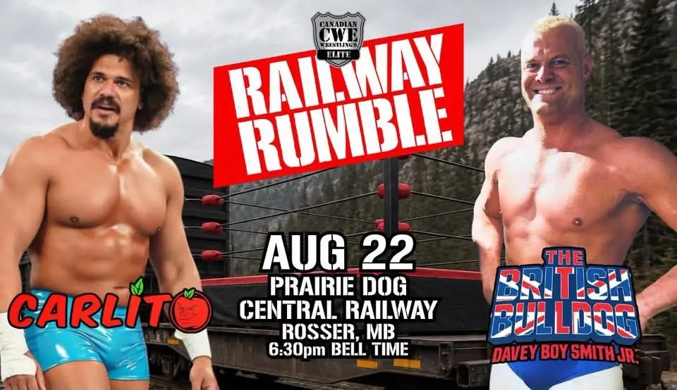 CWE Presents The Railway Rumble Ft WWE Stars Carlito & "The British Bulldog" Davey Boy Smith Jr.