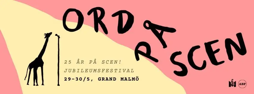 ★ 25 år på scen – jubileumsfestival för scenpoesi i Malmö! ★