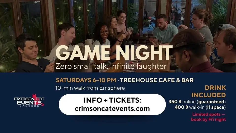 🎲 Saturday Game Night — Crimson Cat Events