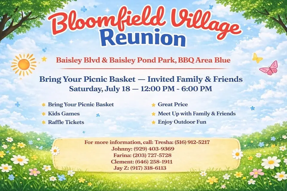Bloomfield Village Family Reunion