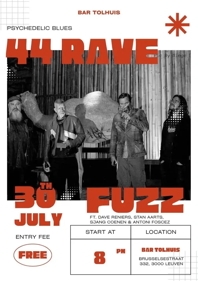 44Rave Fuzz@Tolhuis, Leuven 