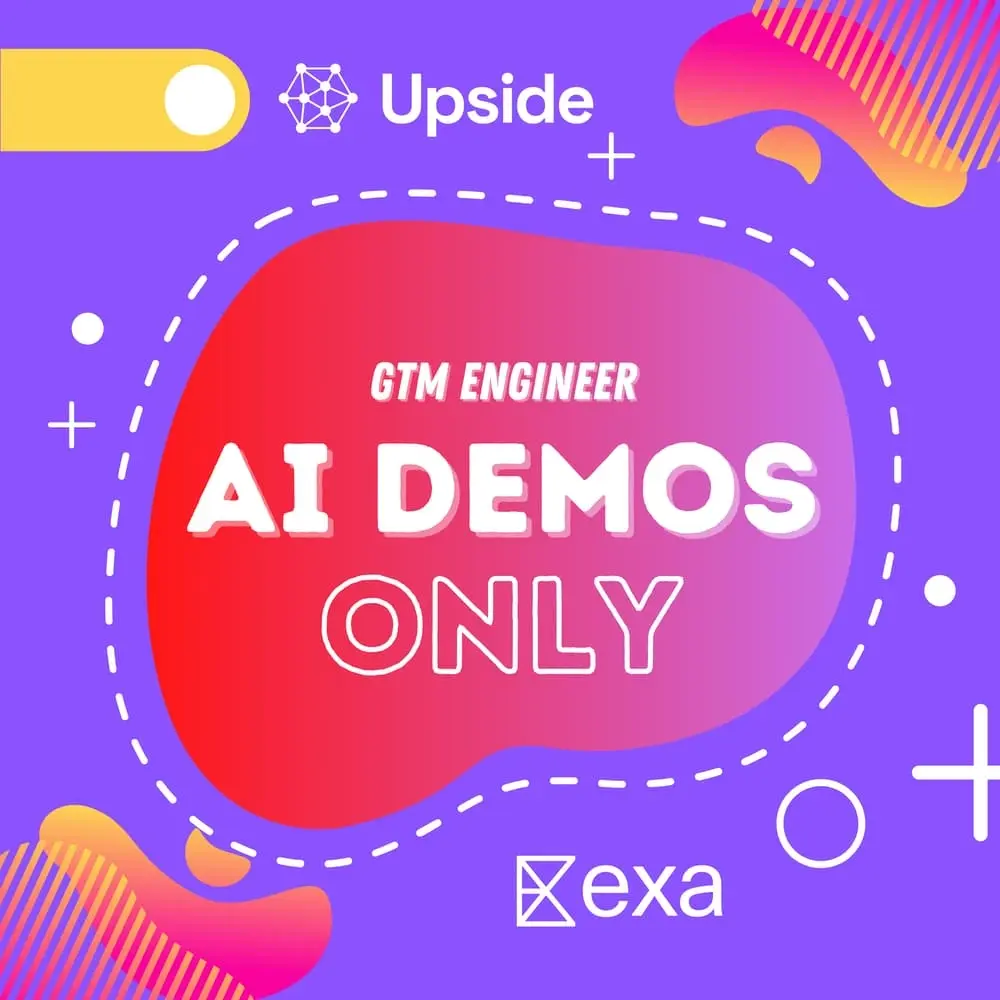 Show & Tell: AI for GTM w Cursor, Vanta, Zapier, Exa, Upside