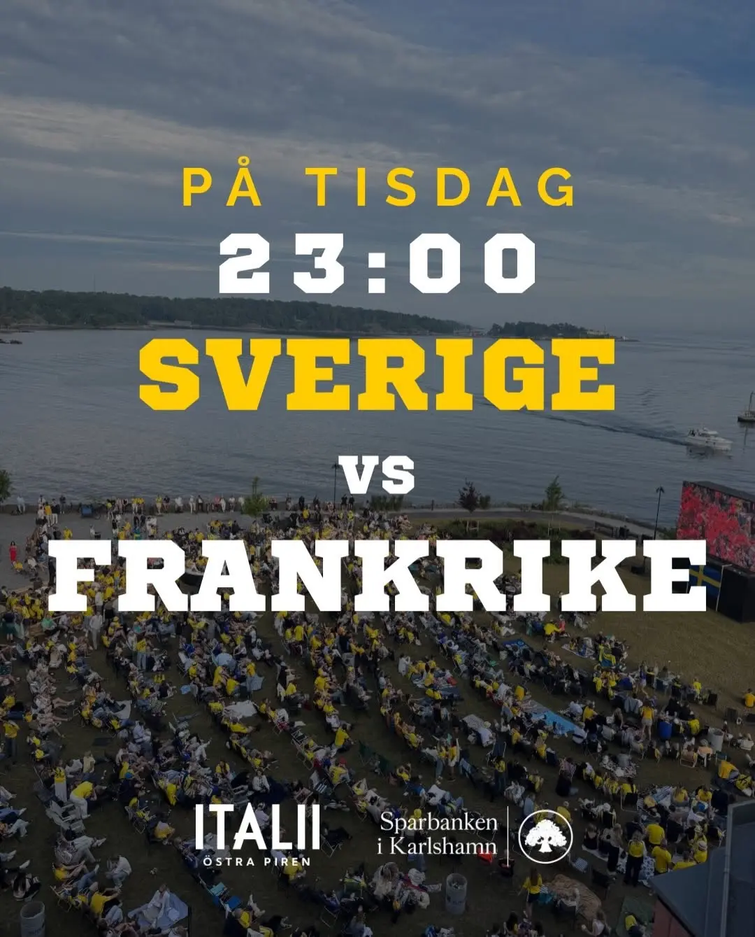 Sverige vs Frankrike – Matchvisning