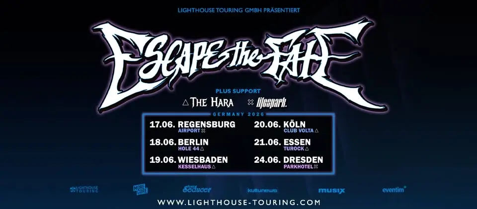 Escape the Fate - Germany 2026 | Berlin