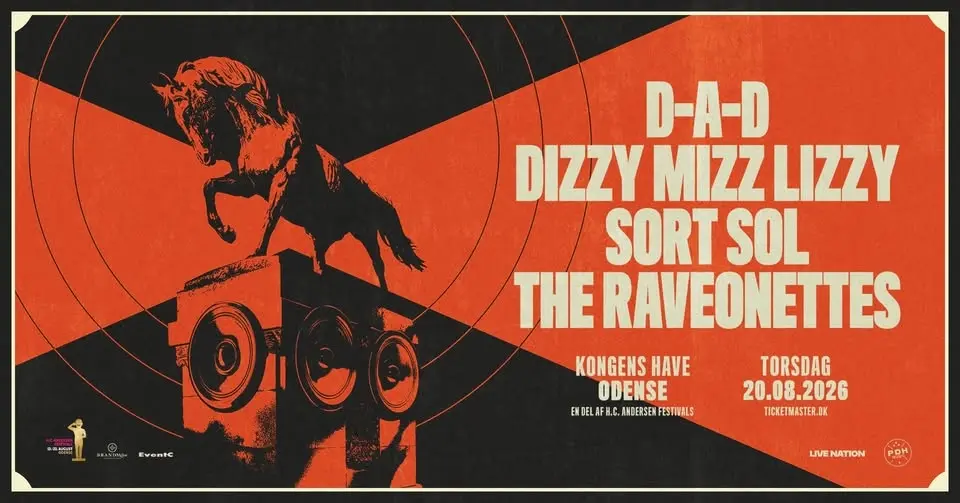 D-A-D & Dizzy Mizz Lizzy & Sort Sol & The Raveonettes // KONGENS HAVE, ODENSE