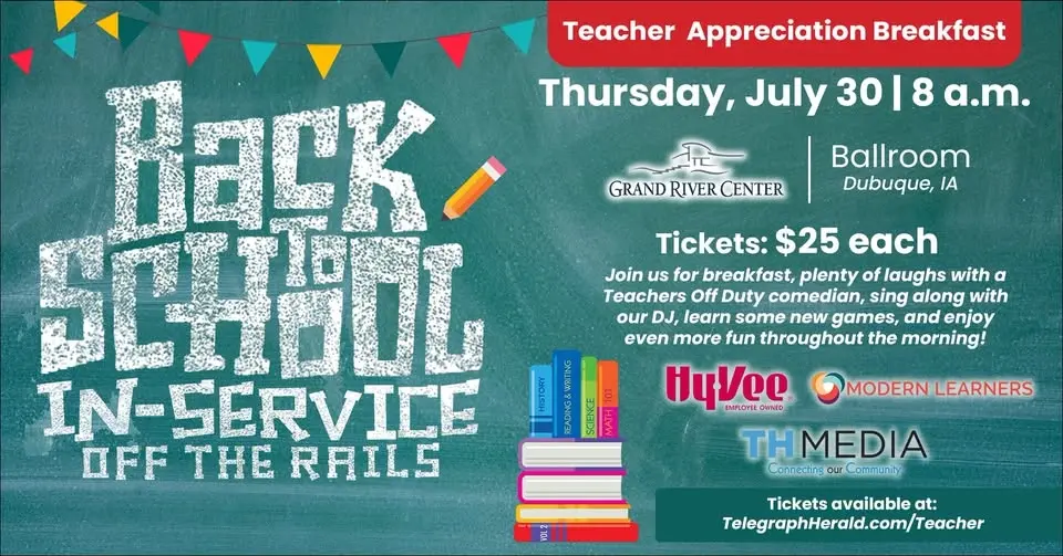 Teacher Appreciation Breakfast - Back to School in Service Off the Rails 