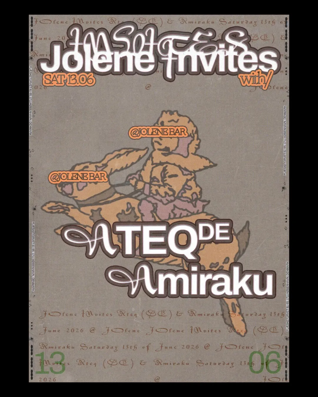 Jolene Invites with ATEQ (DE), Amiraku