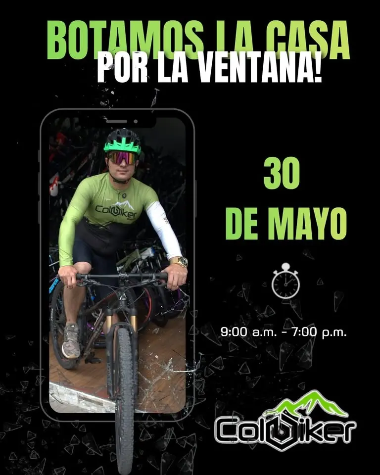 Colbiker bota la casa por la ventana