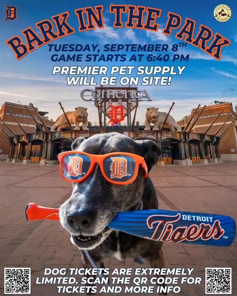 Detroit Tigers Bark In The Park!