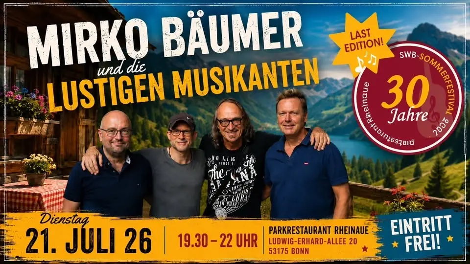 Mirko Bäumer und die lustigen Musikanten/ Rock und Pop/ SWB Sommerfestival/ Last Edition