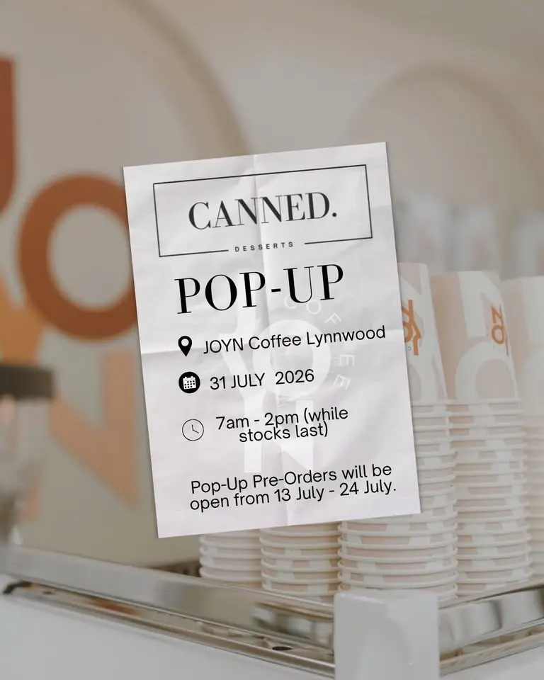Canned dessert Pop-Up