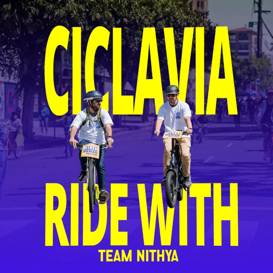 Join Team Nithya at CicLAvia!