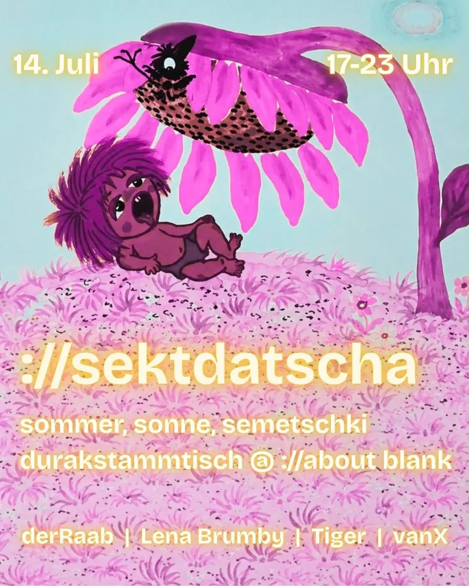 ://sektgarten x sektdatscha [free entry & open air]