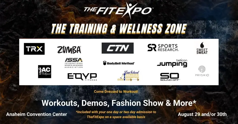 TRAINING AND WELLNESS ZONE AT THEFITEXPO
