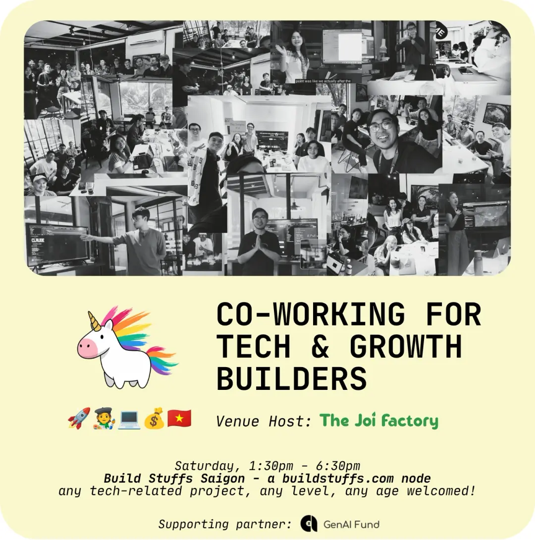 Cowork & Showcase for Tech/Growth Builders - BS34