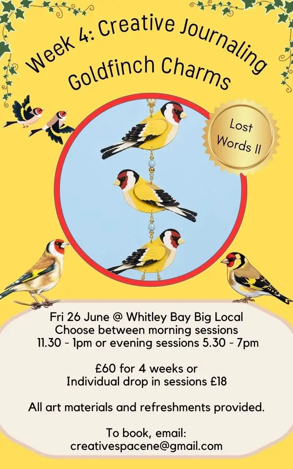 Create a 3D paper-layered Goldfinch Charm