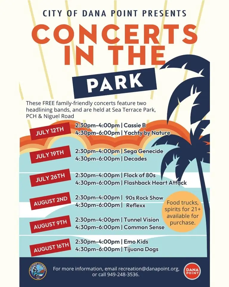 Concerts in the Park - Flock of 80s & Flashback Heart Attack