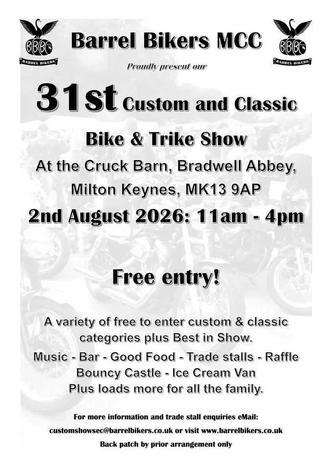 31st Custom and Classic Bike & Trike Show