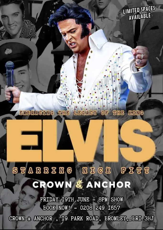 Elvis is Coming to the Crown and Anchor