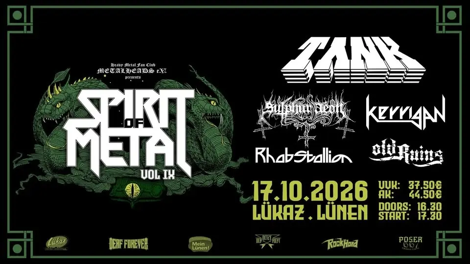 Spirit of Metal Vol. 9 • 17.10.26 • Lükaz, Lünen