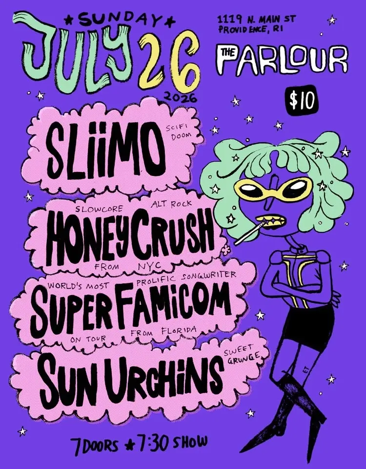 Sliimo, Honeycrush, Super Famicon, Sun Urchins