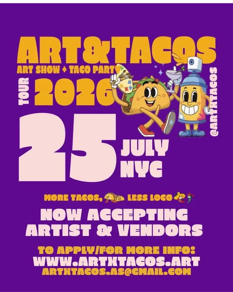 ART X TACOS : Art Show + Taco Party : NYC