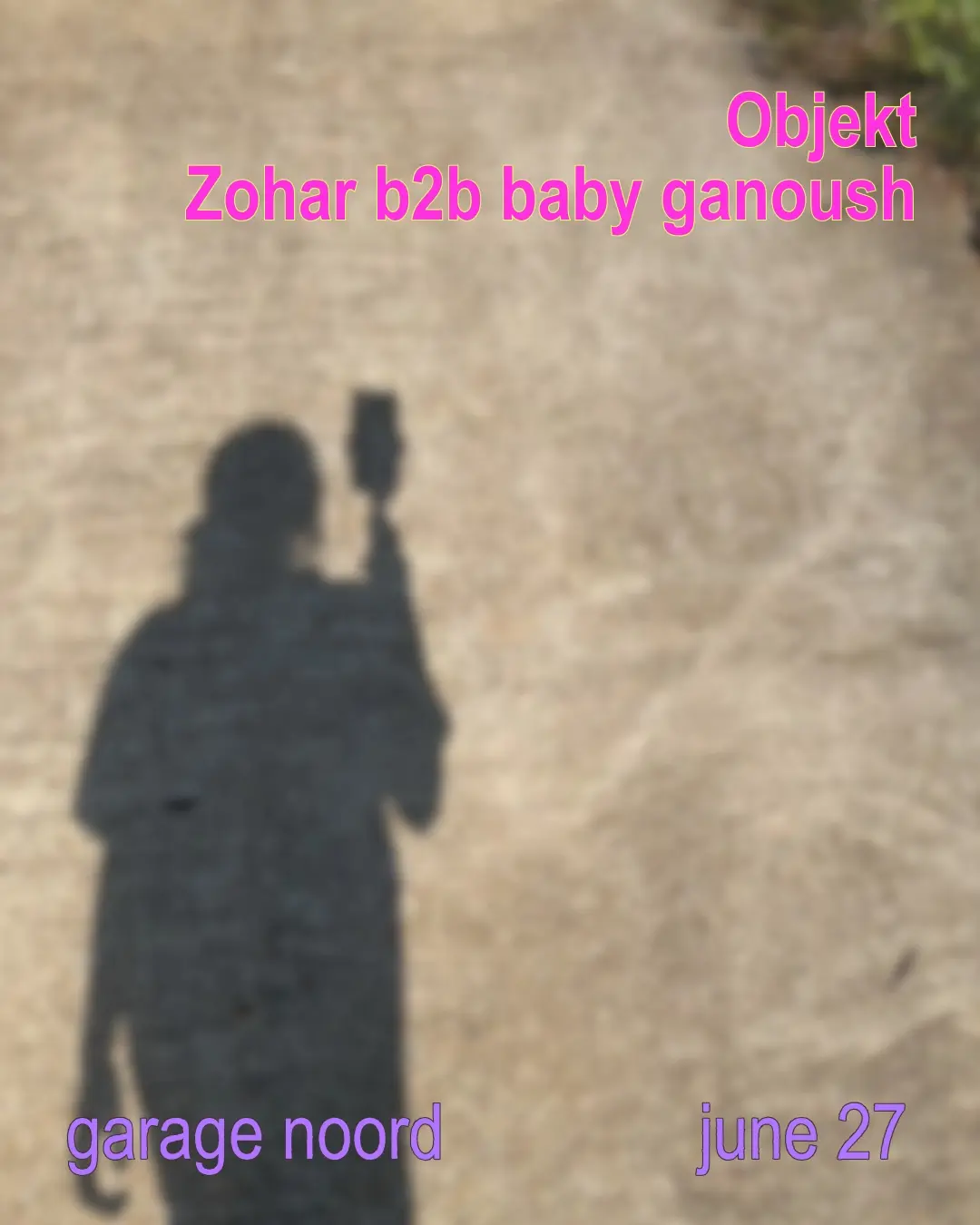Zohar b2b baby ganoush, Objekt