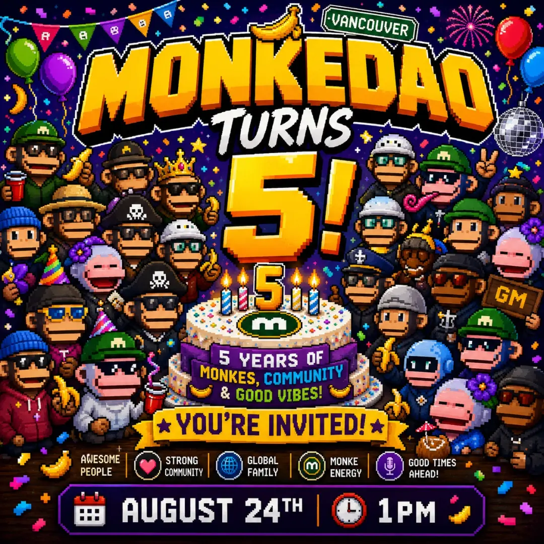 MONKEDAO turns 5!