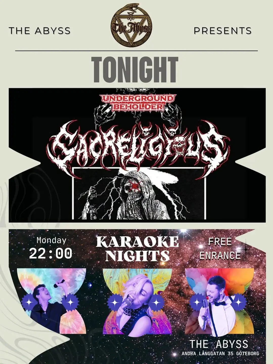 Underground Beholder: Sacrelogious