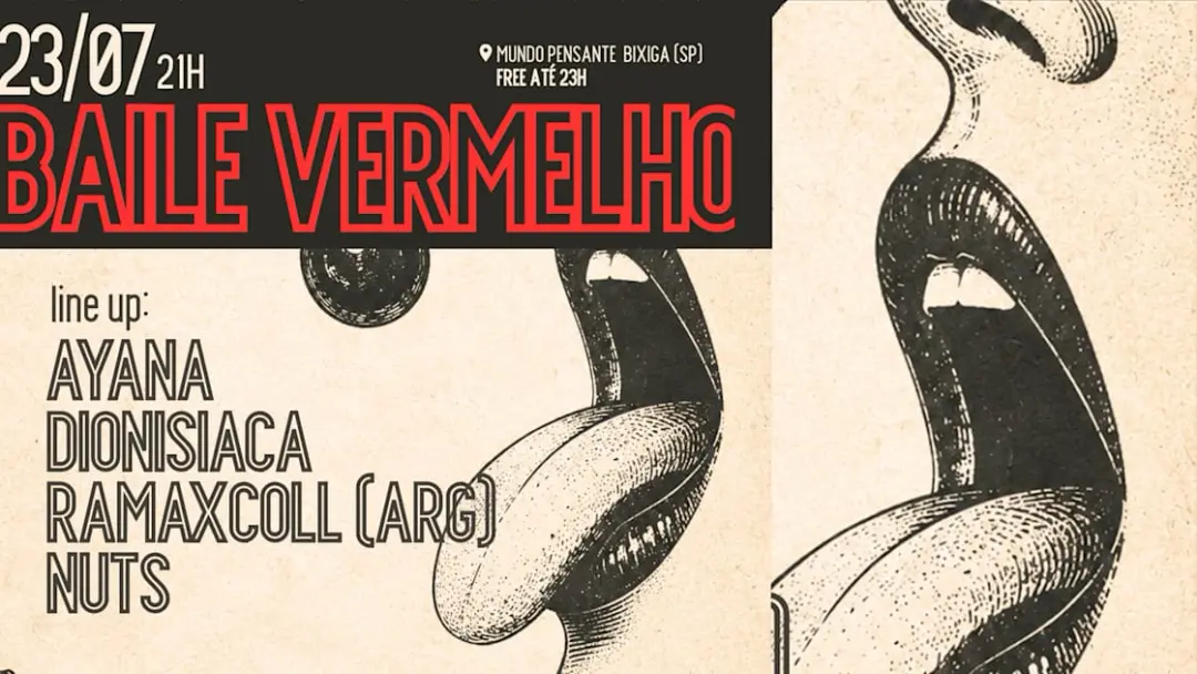 23/7 - Baile Vermelho 4a Edição No Mundo Pensante