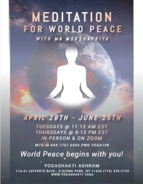 Meditation for World Peace w/ Ma Mokshapriya