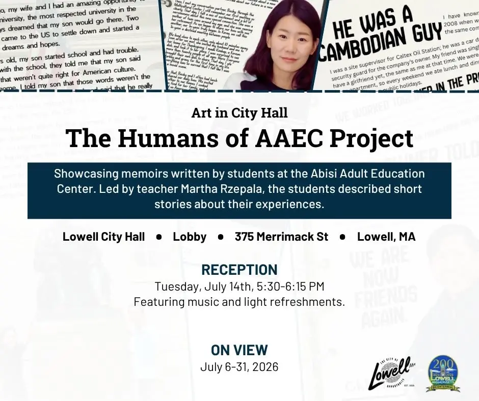 Humans of AAEC - Abisi Adult Ed student memoirs exhibit