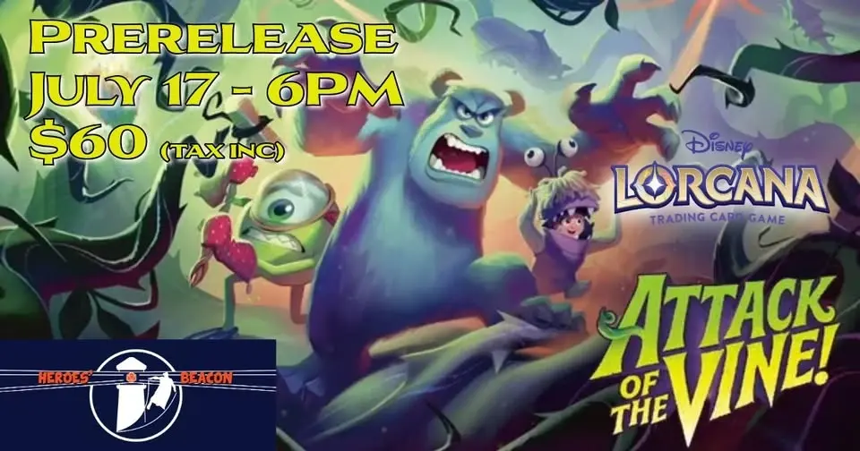 Lorcana: Attack of the Vine Prerelease