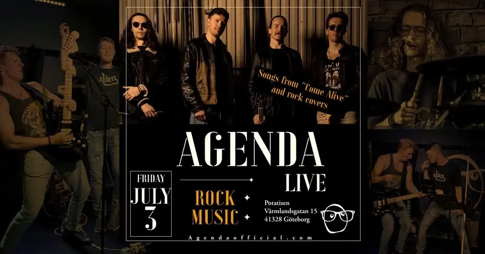 Agenda - live på Potatisen - Göteborg