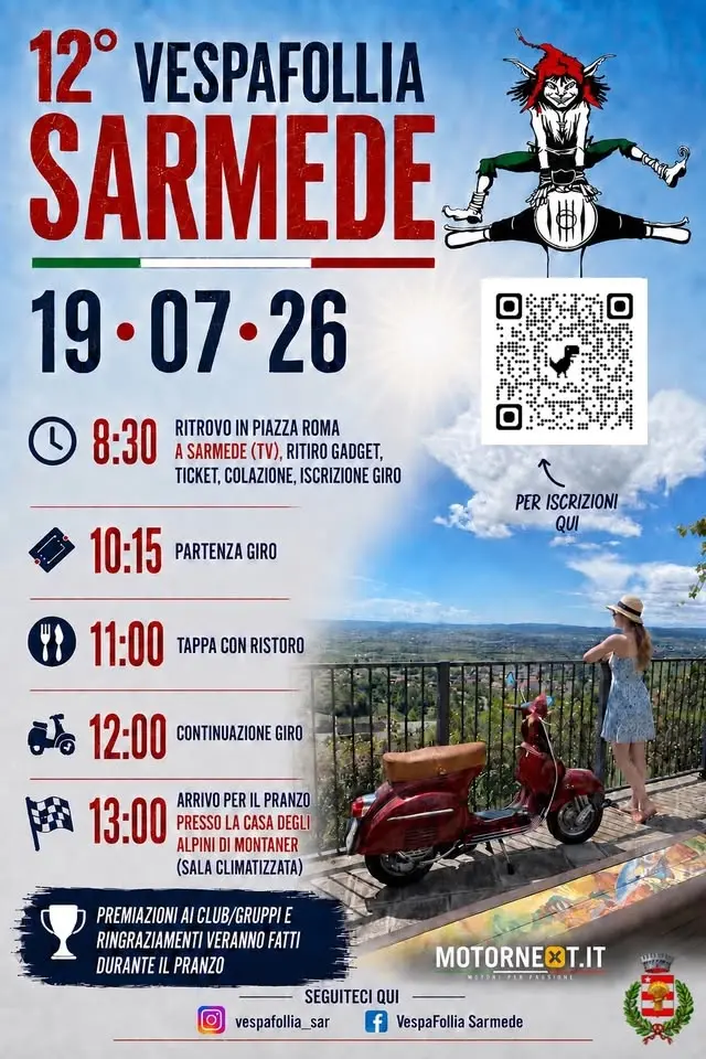 🛵 12° VESPAFOLLIA SARMEDE 🛵