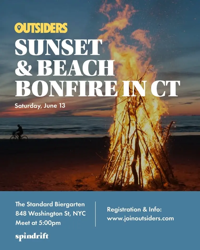 Sunset & Bonfire in CT
