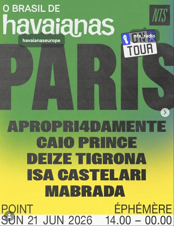 NTS Radio O Brasil Havaianas