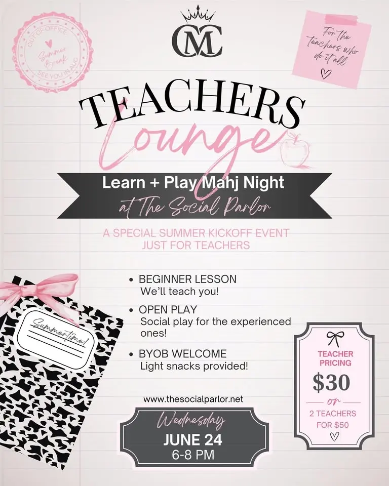 Teacher’s Lounge Mahj Night @ The Social Parlor