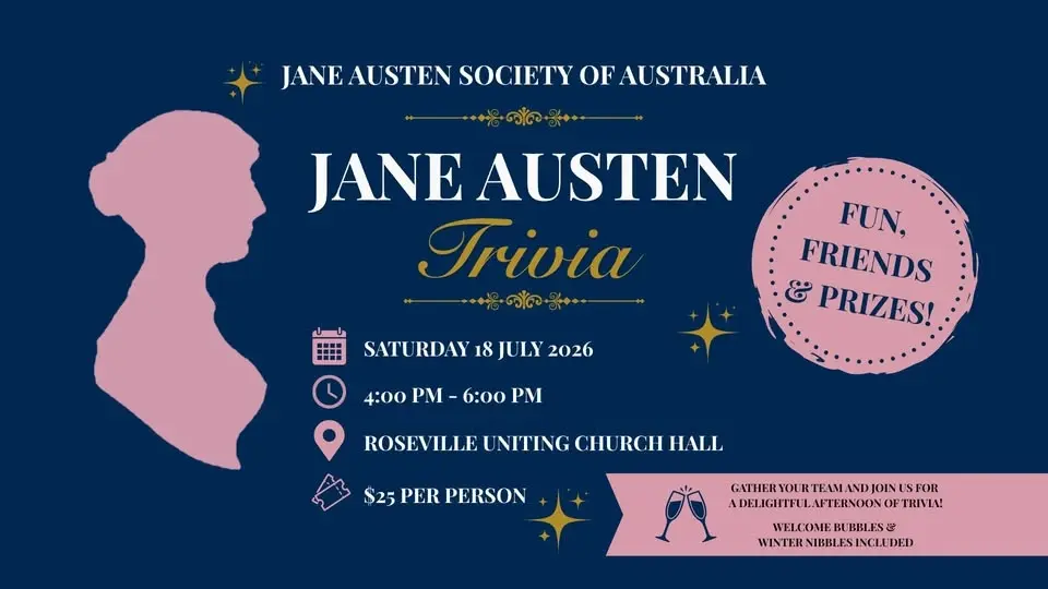 Jane Austen Trivia Event