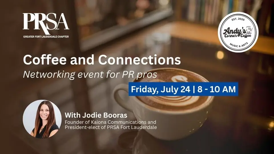 Coffee & Connections with Jodie Booras, PR Agency Owner