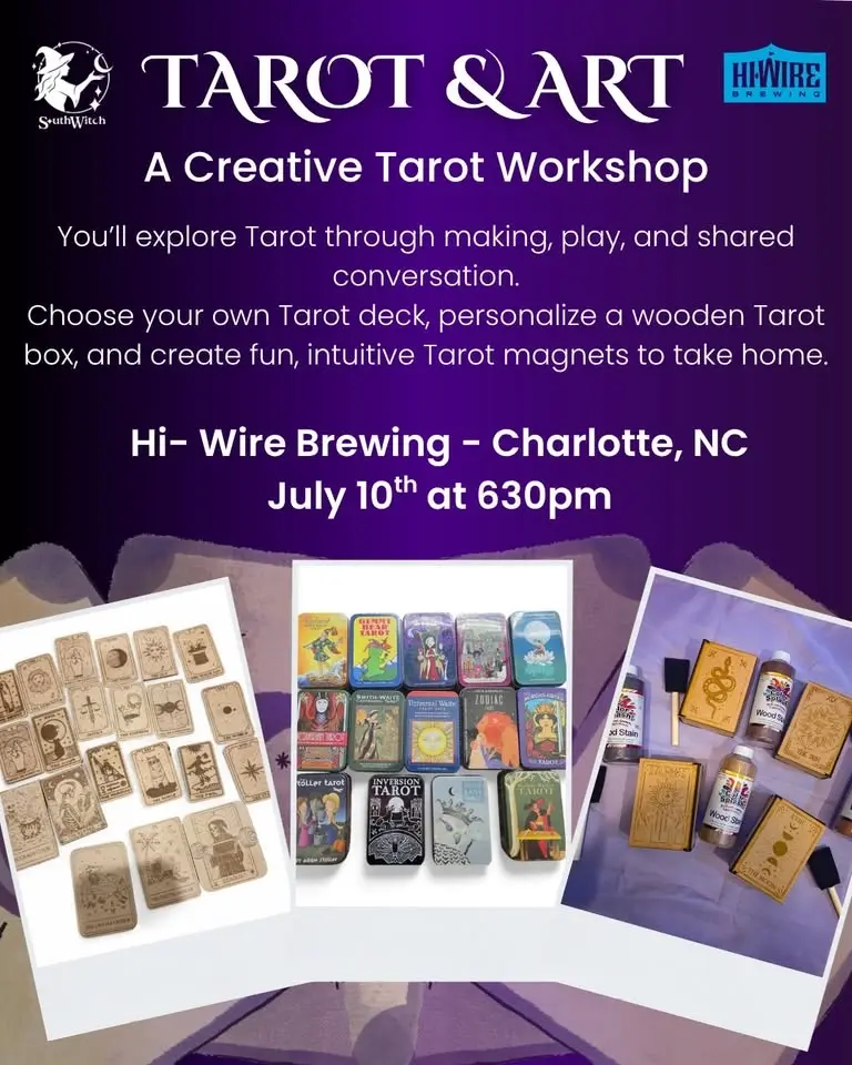 🔮 Tarot & Art Workshop | Charlotte, NC ✨