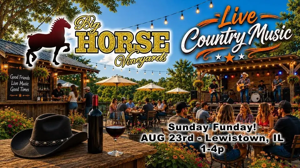 Sunday Funday! | Big Horse Vineyards | Lewistown, IL