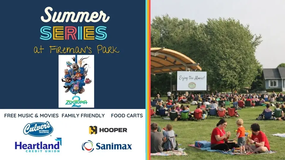 Summer Series at Fireman's Park-Movie Night: Zootopia 2