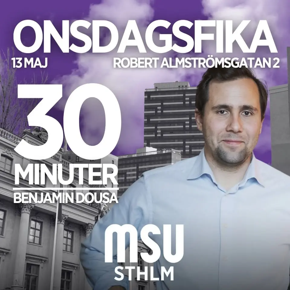 Onsdagsfika med Benjamin Dousa