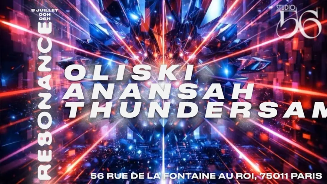 Resonance W/ Oliski , Anansah , Thundersmurai