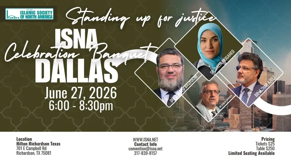ISNA Celebration Banquet Dallas Standing up for Justice