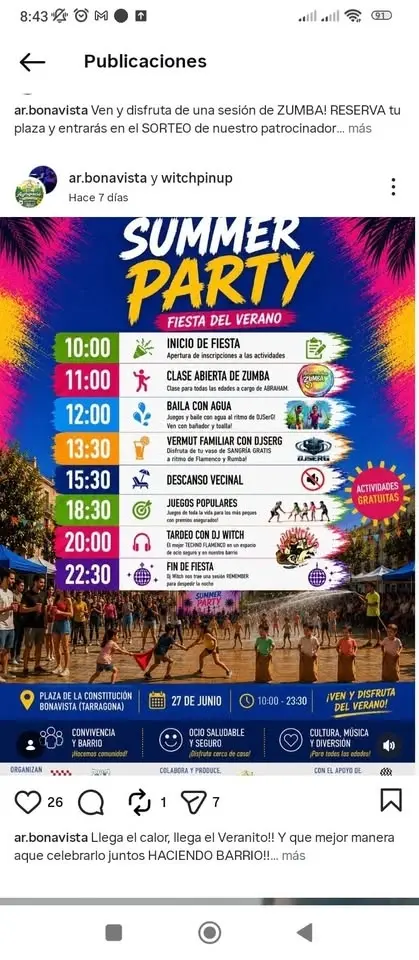 Fiesta del Estiu