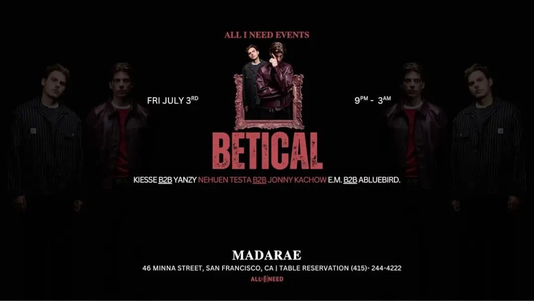 Betical (Afro House, Melodic House & Indie Dance) At Madarae