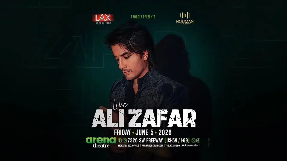 POSTPONED - EVENT DATE TBA Ali Zafar