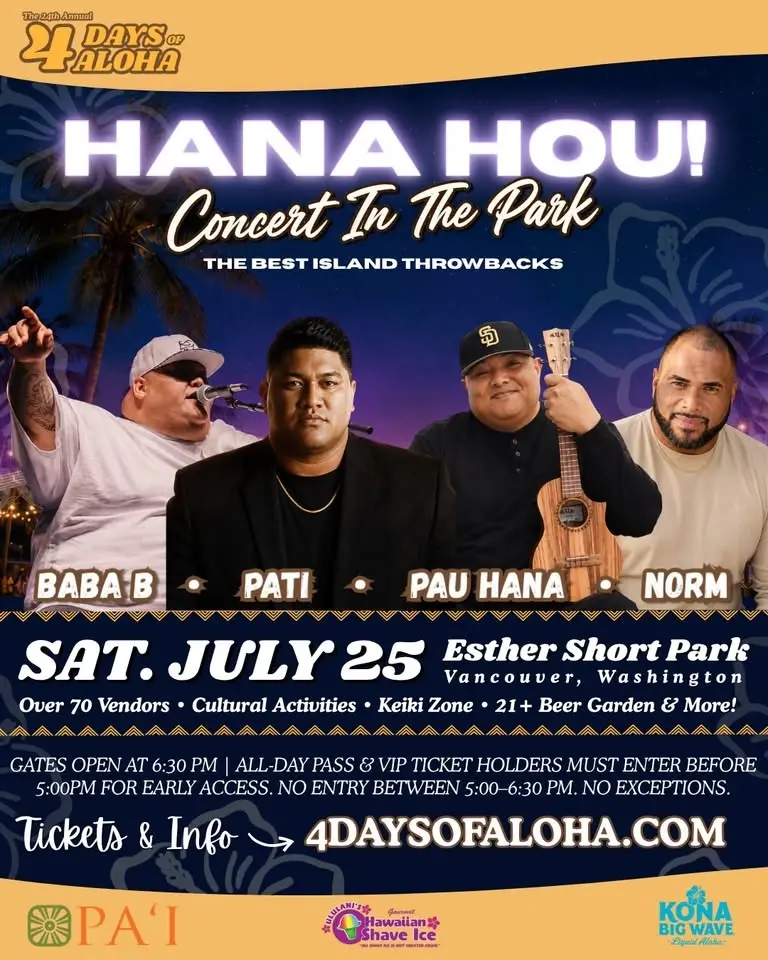 Hana Hou Concert In The Park